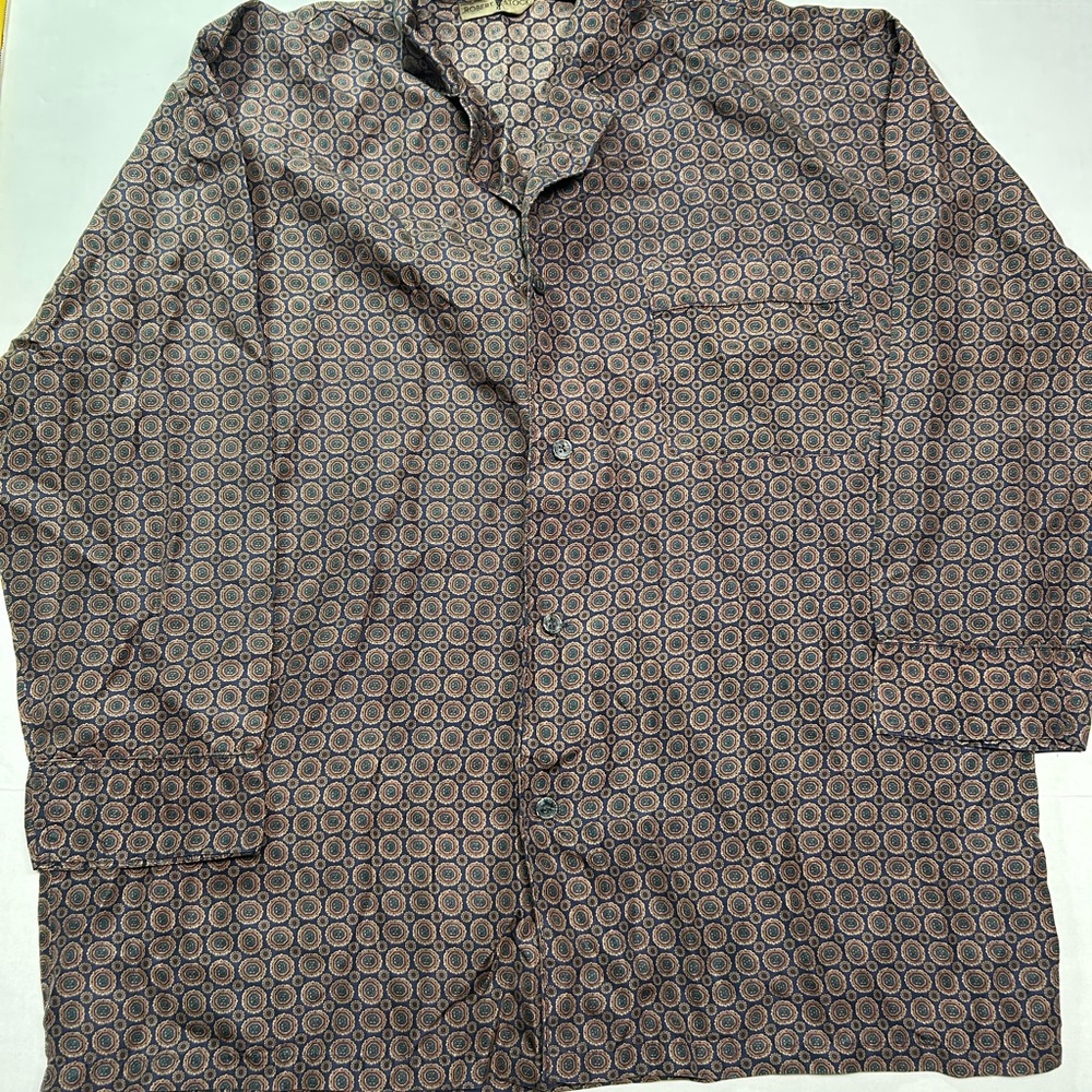 Robert Stock men’s silk pajama set extra large